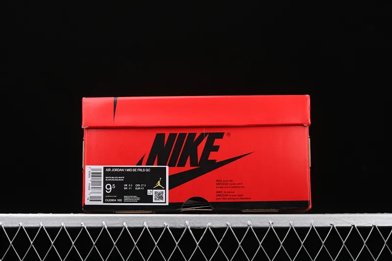 All categories Air Jordan Jordan series basketball shoes Air Jordan 1 Mid pure original version CLOT x Air Jordan 1 Mid "Fearless" AJ1 Joe 1 mid-top white silk CU2804-100